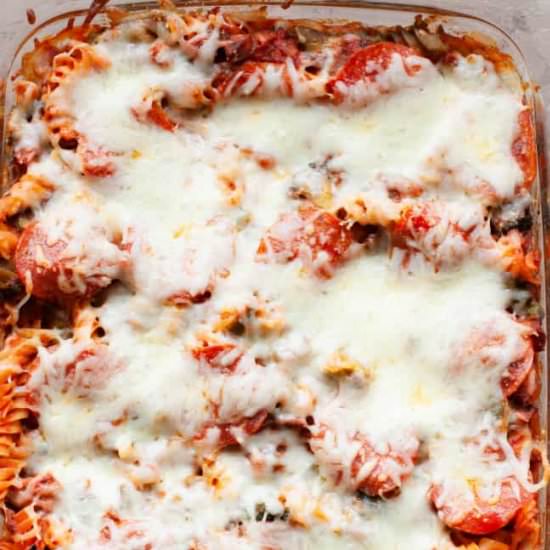 Easy Pizza Casserole Recipe - Recipe photo by erinliveswhole