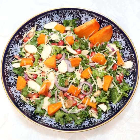 Persimmon Pomegranate Salad - Recipe photo by todays delight