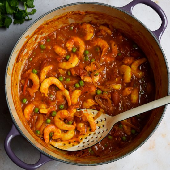 Prawn & Pea Curry - Recipe photo by missrachelphipps