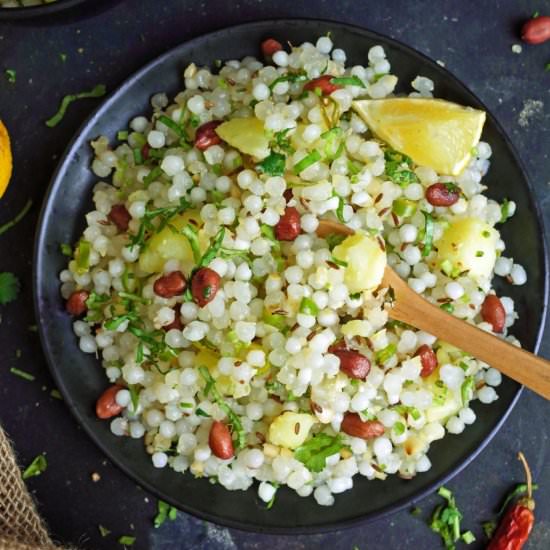 Sabudana Khichdi – Tapioca Stir Fry - Recipe photo by Oh My Veg