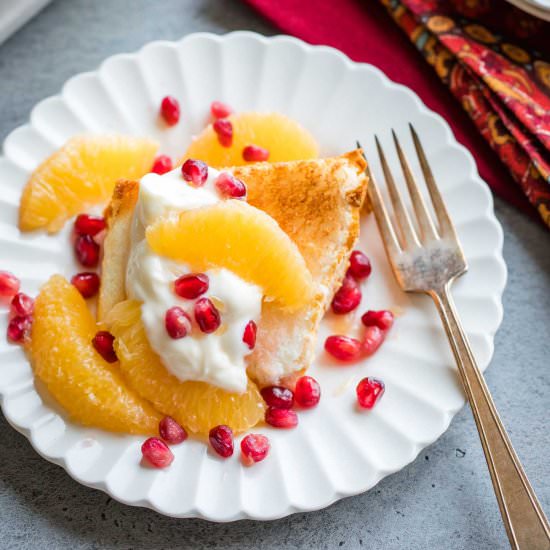 Angel Food Cake Dessert - Recipe photo by Two Healthy Kitchens