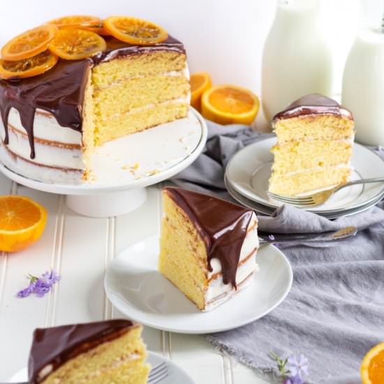 Orange Layer Cake - Recipe photo by islandbakes