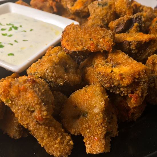 Air Fryer Breaded Mushrooms - Recipe photo by summeryule.com