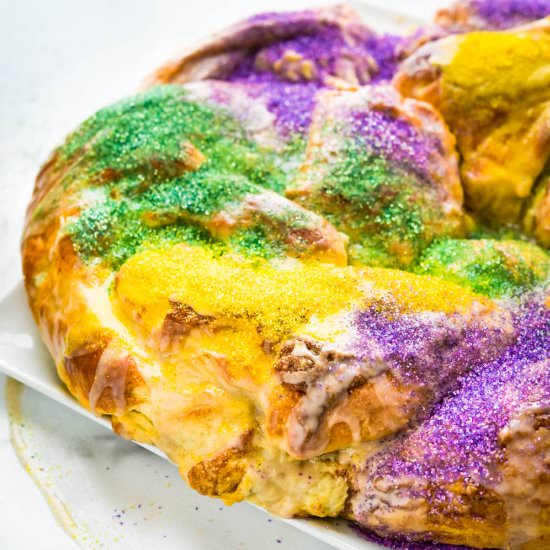 Mardi Gras King Cake Recipe - Recipe photo by garlic and zest