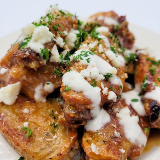 Hot Honey Air Fryer Chicken Wings - Recipe photo by trendgredient