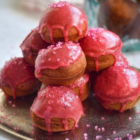 Valentine’s Day Cake Balls - Recipe photo by inthekitchnet
