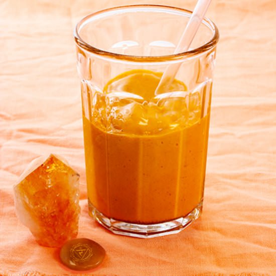 Solar Chakra Inspired Smoothie - Recipe photo by myvegancookbook