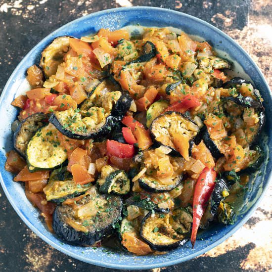 Ratatouille - Recipe photo by Mandy Sneaky Veg
