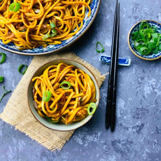 Vegetable noodles - Recipe photo by spicytamarind