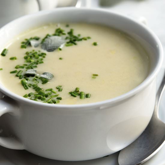 Tuscan White Bean Soup - Recipe photo by PinchandSwirl