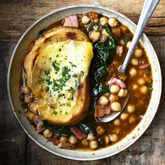 Brothy Chickpea Stew - Recipe photo by servingdumplings