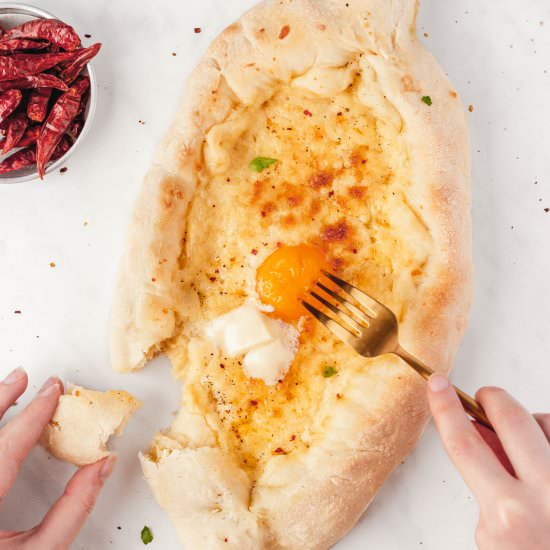 authentic khachapuri (cheese bread) - Recipe photo by damnspicy