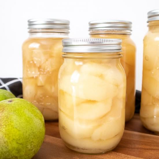 Canning Pears with Reduced Sugar - Recipe photo by sustain my cooking habit