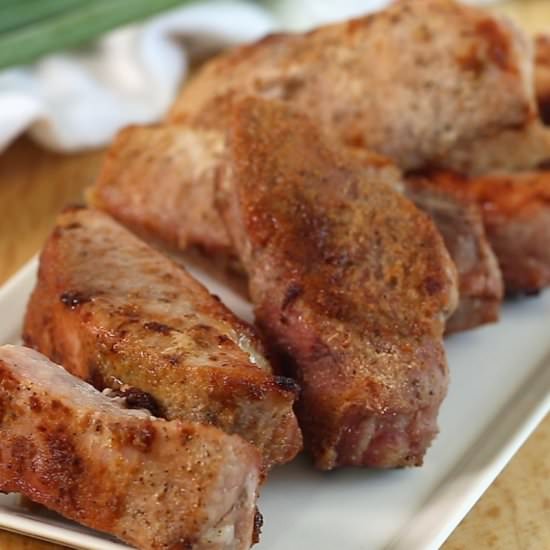 Boneless Pork Ribs - Recipe photo by littlebitrecipes