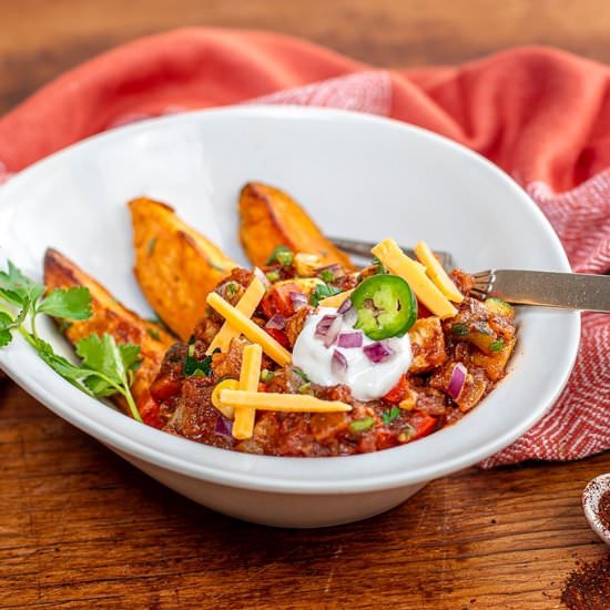 Veggie Tempeh Chili - Recipe photo by a zest for life