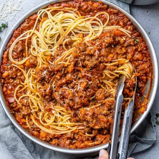 BEEF BOLOGNESE SAUCE - Recipe photo by healthyfitnessmeals