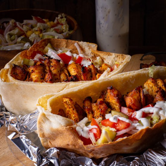 Chicken Gyros Kebab - Recipe photo by cheflukaszbabral