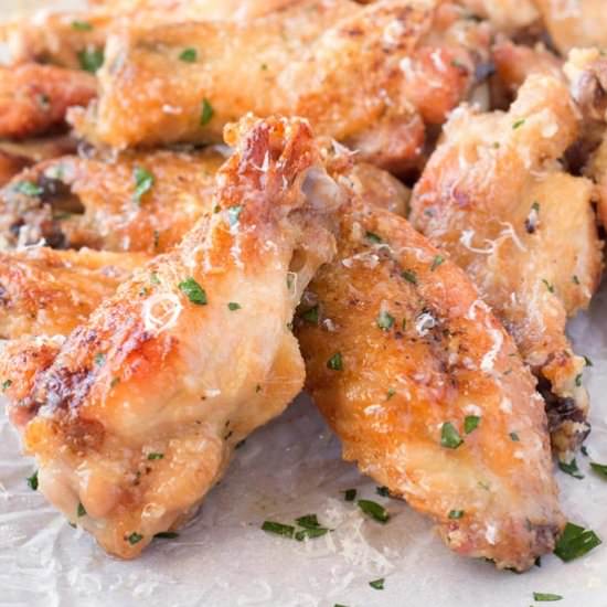 Extra Crispy Baked Chicken Wings - Recipe photo by borrowedbites