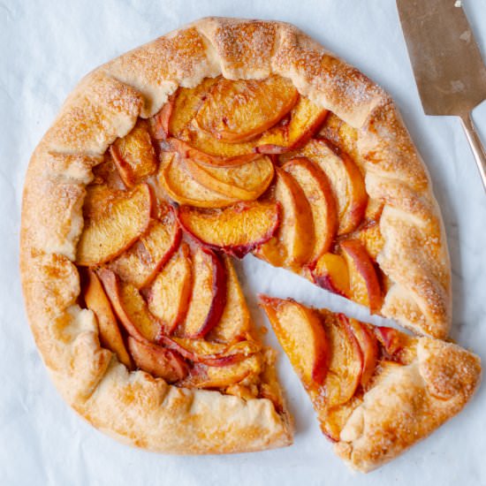 Thermomix Peach Galette - Recipe photo by Thermomix Diva