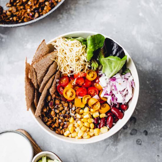 Vegan Taco Salad - Recipe photo by myveganminimalist
