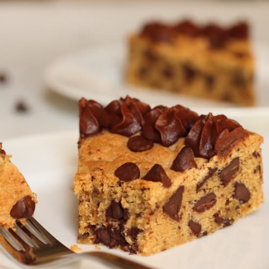 Chocolate Chip Cookie Cake - Recipe photo by bakingituptoyou