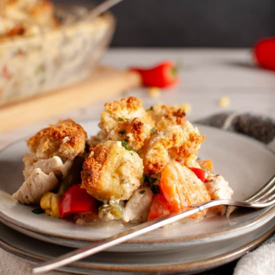 Chicken and Biscuit Casserole - Recipe photo by mountainberry_eats