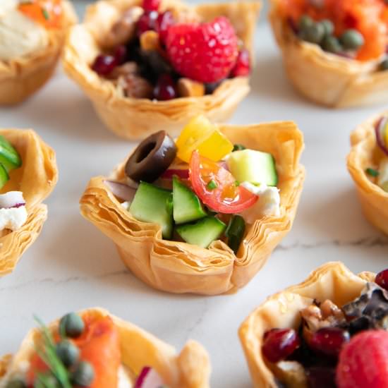 Homemade Phyllo Cups - Recipe photo by theforkedspoon