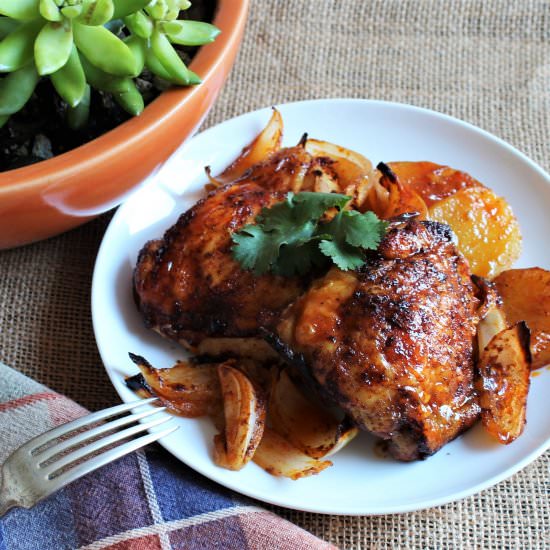 Paprika Chicken with Potatoes - Recipe photo by TwoBitTart