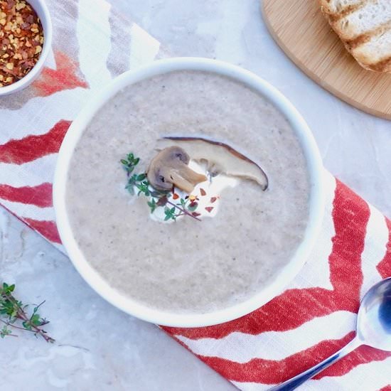 Mushroom Bisque - Recipe photo by anothertablespoon