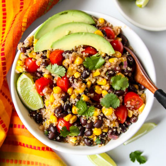 Southwestern Quinoa Salad - Recipe photo by the food blog