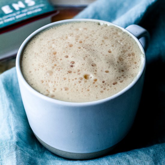 Almond Milk Honey Latte - Recipe photo by upbeetkitchen