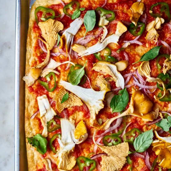 Focaccia Pizza - Recipe photo by proportionalplate