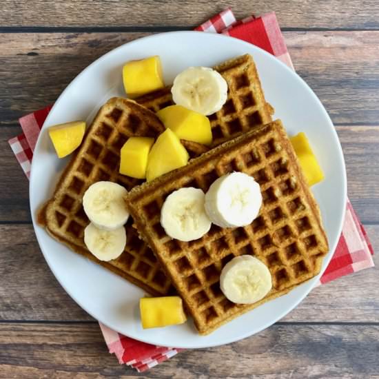 Oat & Whole Wheat Waffles - Recipe photo by thebrookcook.wordpress.com