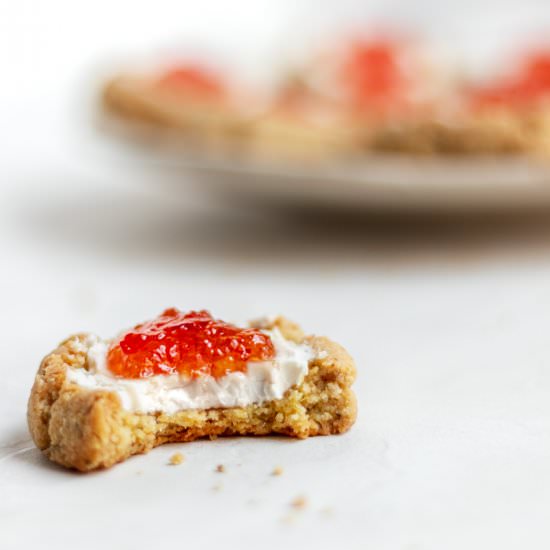 Pepper Jelly SAVORY Cookies - Recipe photo by Donut Worry Be Healthy