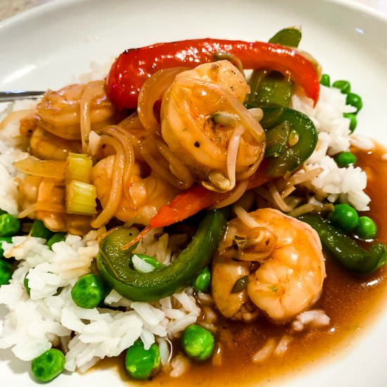 Shrimp Stir fry - Recipe photo by Lisa G Cooks