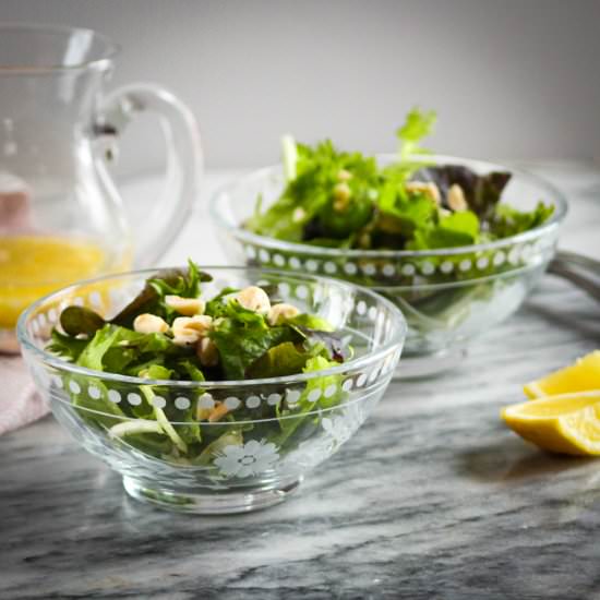 Hazelnut & Preserved Lemon Salad - Recipe photo by vegancabinlife