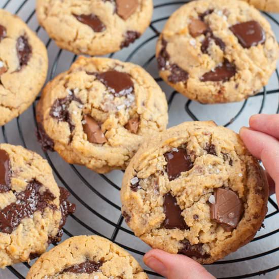 Chocolate peanut butter cookies - Recipe photo by everyday-delicious.com
