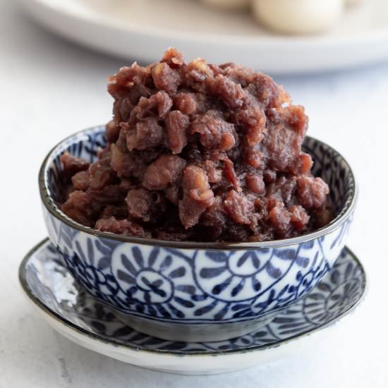 Sweet Red Bean Paste - Recipe photo by Wandercooks