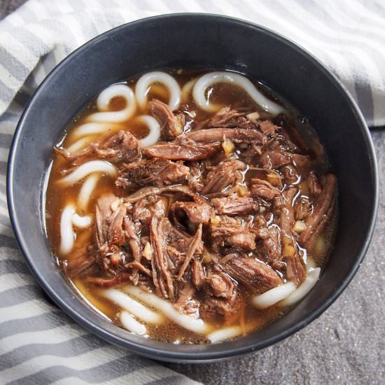 Short rib beef udon - Recipe photo by carolinescooking