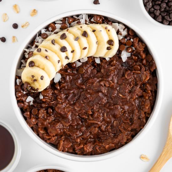 Chocolate Oatmeal (Vegan & GF) - Recipe photo by purelykaylie
