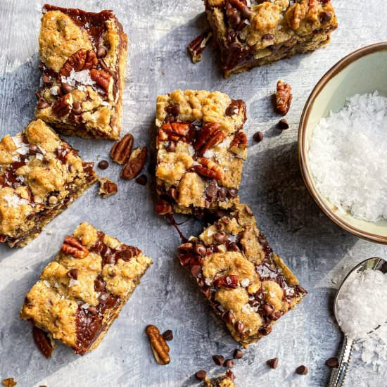 Dark Chocolate Caramel Oatmeal Rye - Recipe photo by cooksleepread