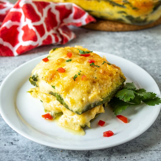 Chili Relleno Casserole - Recipe photo by BeyondtheCoop