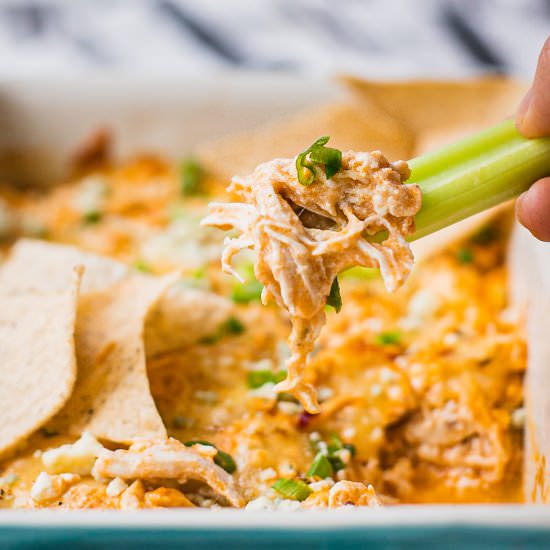 Keto Buffalo Chicken Dip - Recipe photo by Shuangys Kitchensink