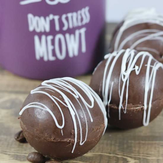Mocha Cappuccino Bombs - Recipe photo by Everything Pretty