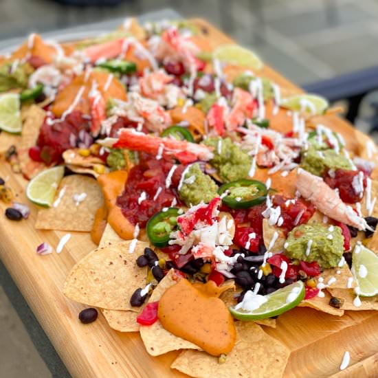 Game Day Baltimore Crab Nachos - Recipe photo by adventuresofchefanie