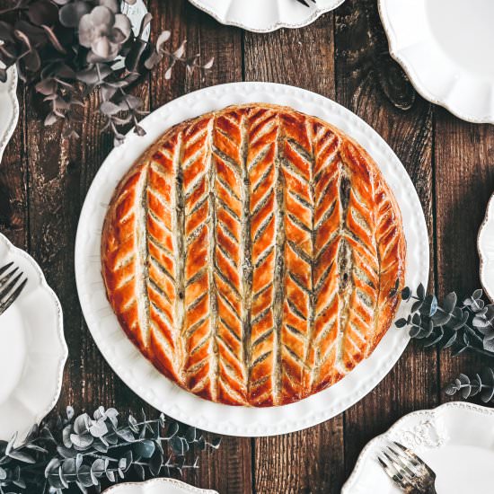 Chocolate galette des rois - Recipe photo by Sweetly Cakes