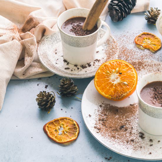 Orange Cinnamon Hot Chocolate - Recipe photo by anindya0909