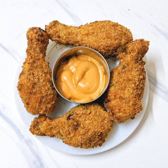 KFC-style Fried Chicken Air fryer - Recipe photo by rparm