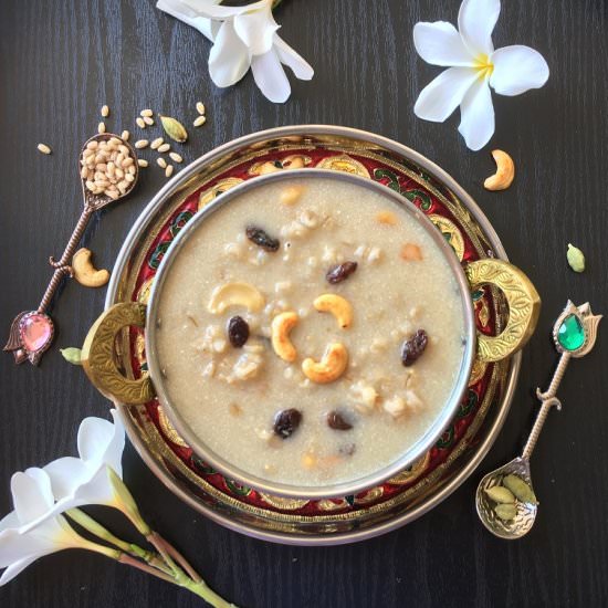 BARLEY PAYASAM - Recipe photo by CurryandVanilla