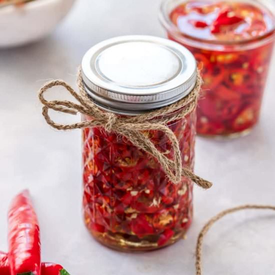 Preserved Chillies in Oil - Recipe photo by itsnotcomplicatedrecipes